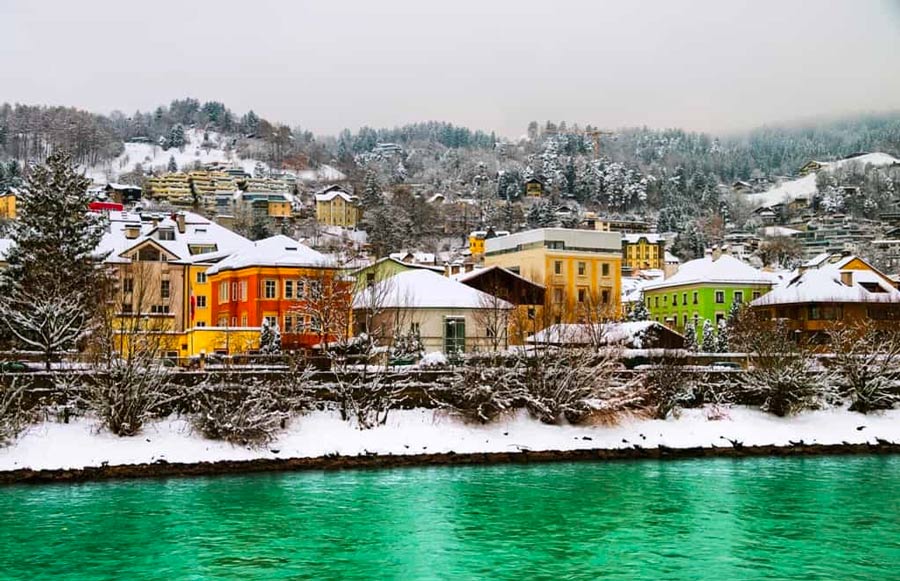 locais onde neva Innsbruck, Áustria