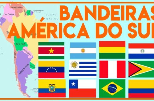 Bandeiras dos países da América do Sul