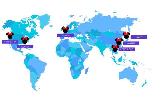Quantos parques da Disney existem no mundo?