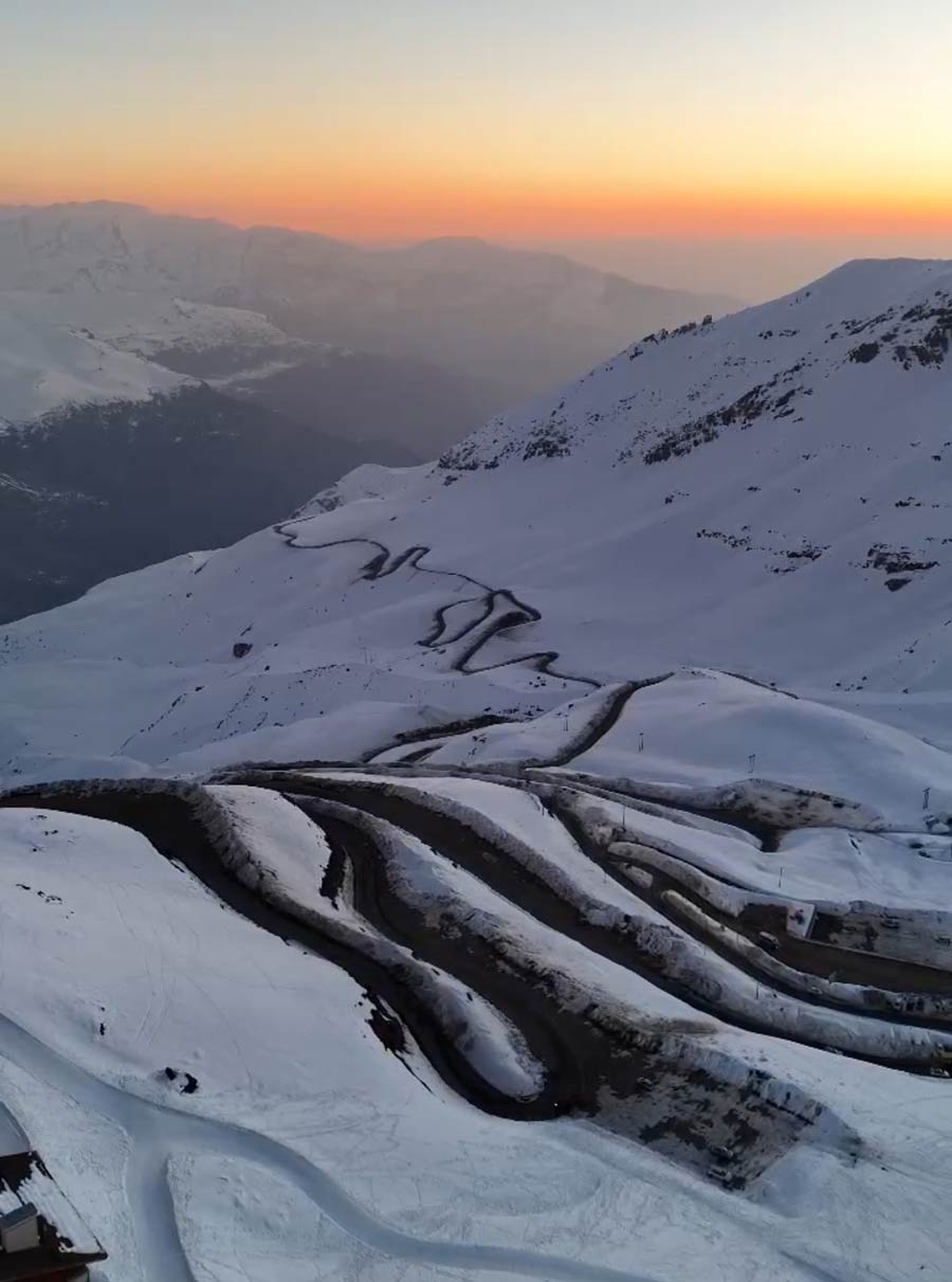 curvas valle nevado