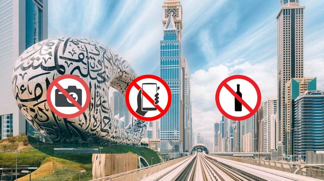 O que é proibido em Dubai